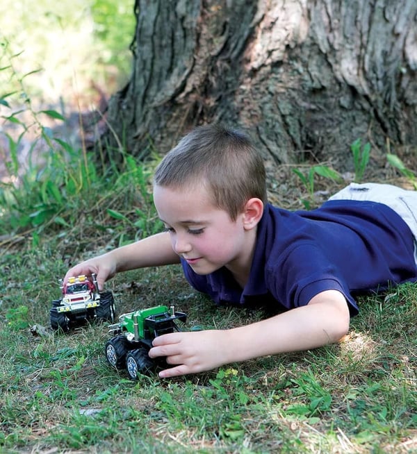 Customizable Monster Truck Set for Kids - Create 4 Trucks