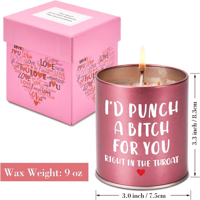 Birthday & Valentine's Scented Candle Gift for Her