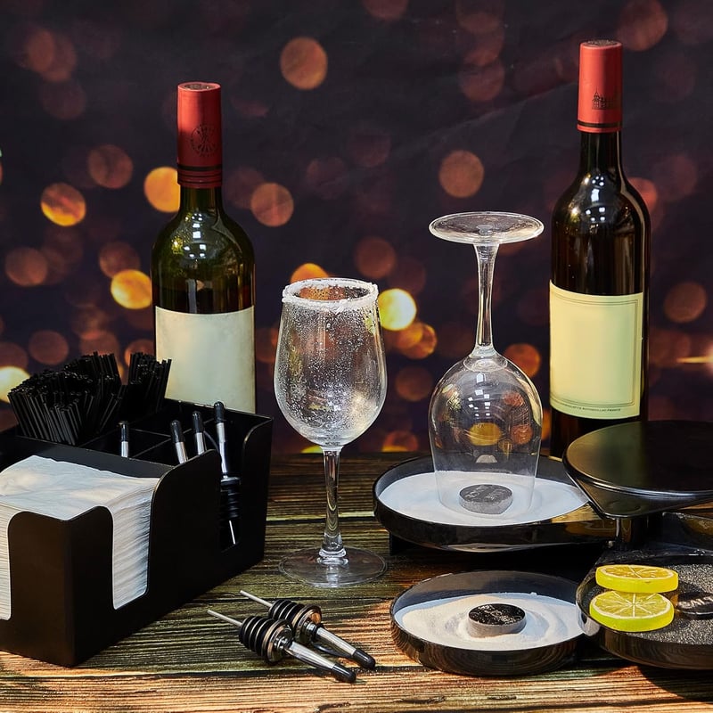 Bartender Tool Set with Glass Rimmer, Pourers & Stirrers