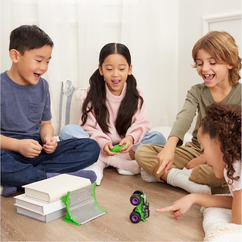 Grave Digger Remote Control Monster Truck for Kids, 1:64 Scale