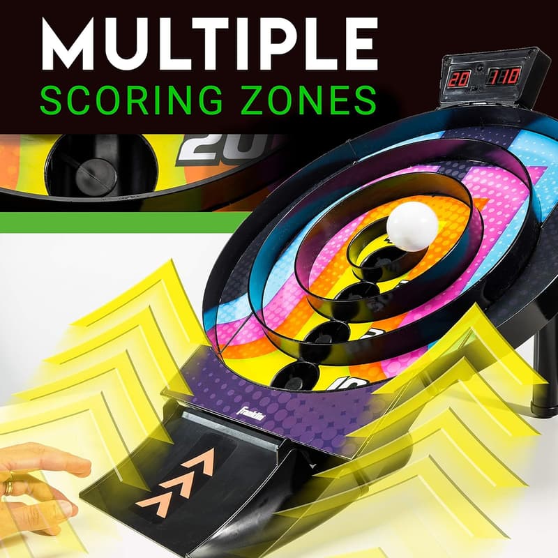Franklin Sports Whirl Ball Arcade Game - Tool-Free Fun for Families