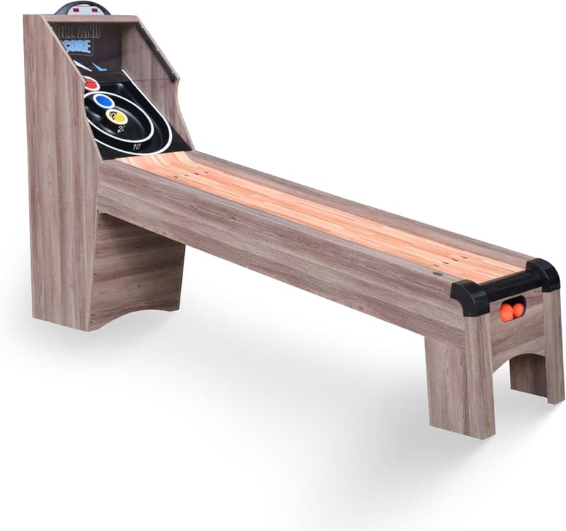 Arcade Ball Roll and Score Table with LED Scorer, 9-ft