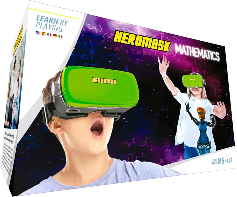VR Headset with Math Games - Educational Gift for Kids 5-8