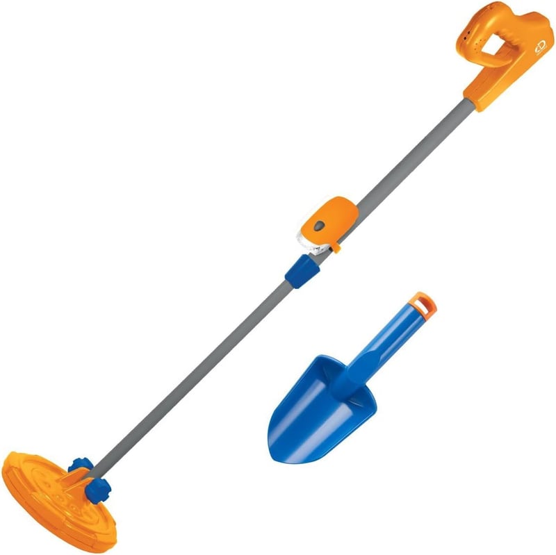 Kids' Adjustable Height Metal Detector with LED Light