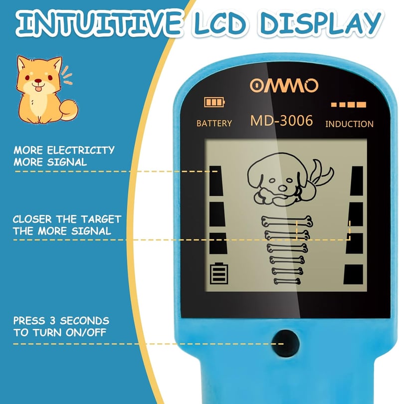 Kids' Adjustable Metal Detector with LCD Display for Exploration