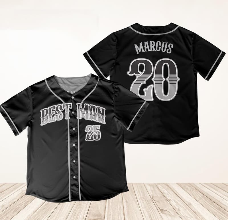 Groomsmen Jersey Shirts - Personalized for Bachelor Parties