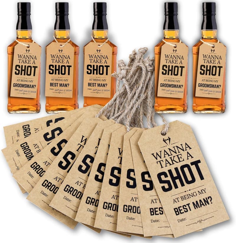 Groomsmen Proposal Set - 8 Cards & 2 Best Man Gifts