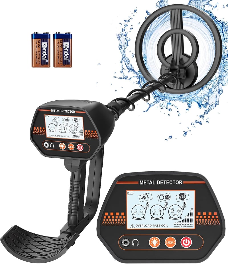 Kids' Waterproof Metal Detector with 8