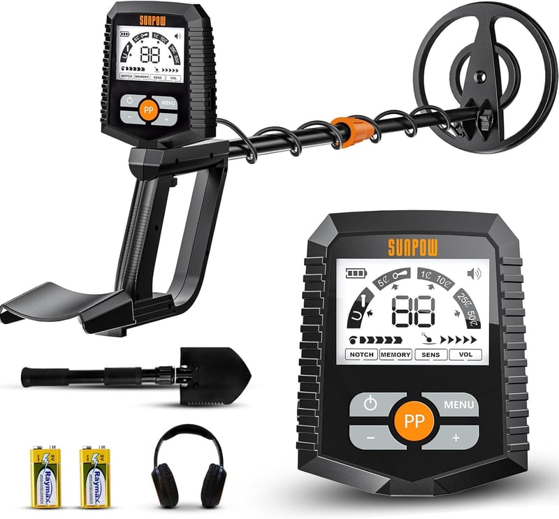 Waterproof Metal Detector for Adults & Kids with LCD Display