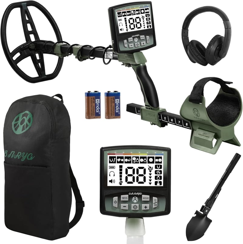 Advanced Waterproof Metal Detector with 12