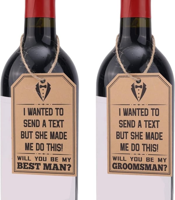 Groomsmen Proposal Cards Set - 10 Humorous Wedding Invites