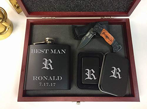 Personalized Groomsmen Knife Gift Set