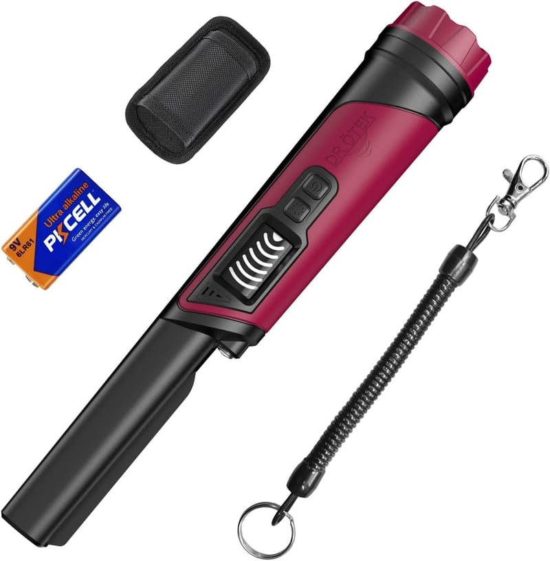 Handheld Waterproof Pinpointer Metal Detector for Treasure Hunting