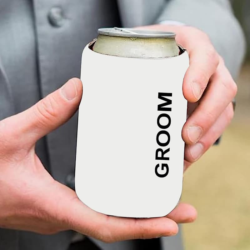 Groomsmen Proposal Can Coolers - Set of 7 for Bachelor Party