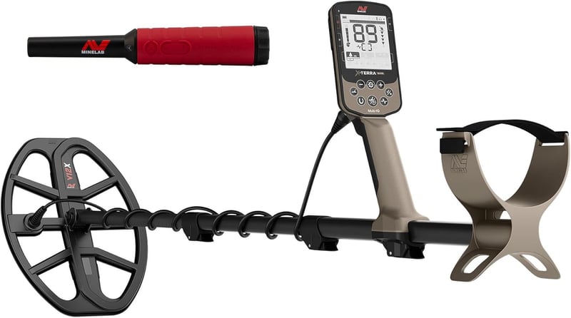 Waterproof X-Terra Elite All-Terrain Metal Detector Bundle for Adults