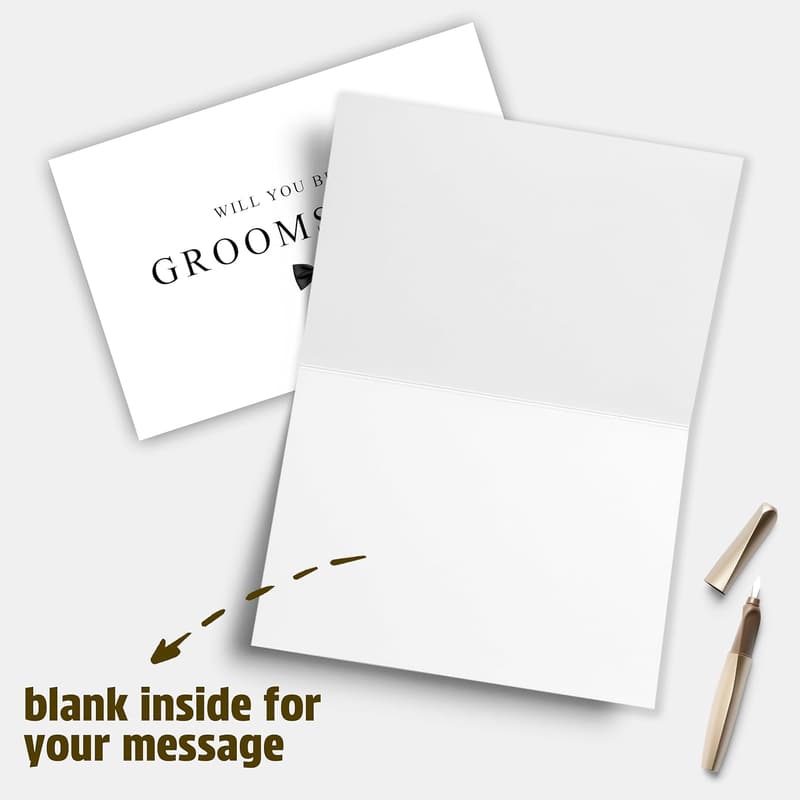 Groomsman Proposal Card for Wedding Day