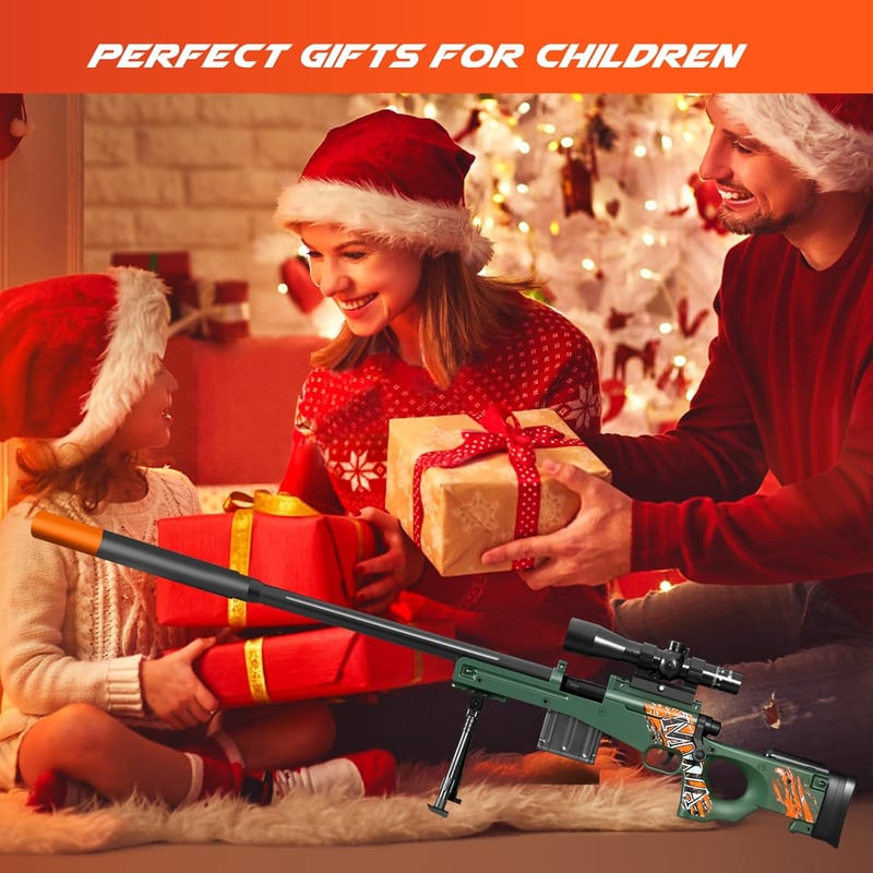 Foam Dart Shotgun Blaster for Ages 8+, Green