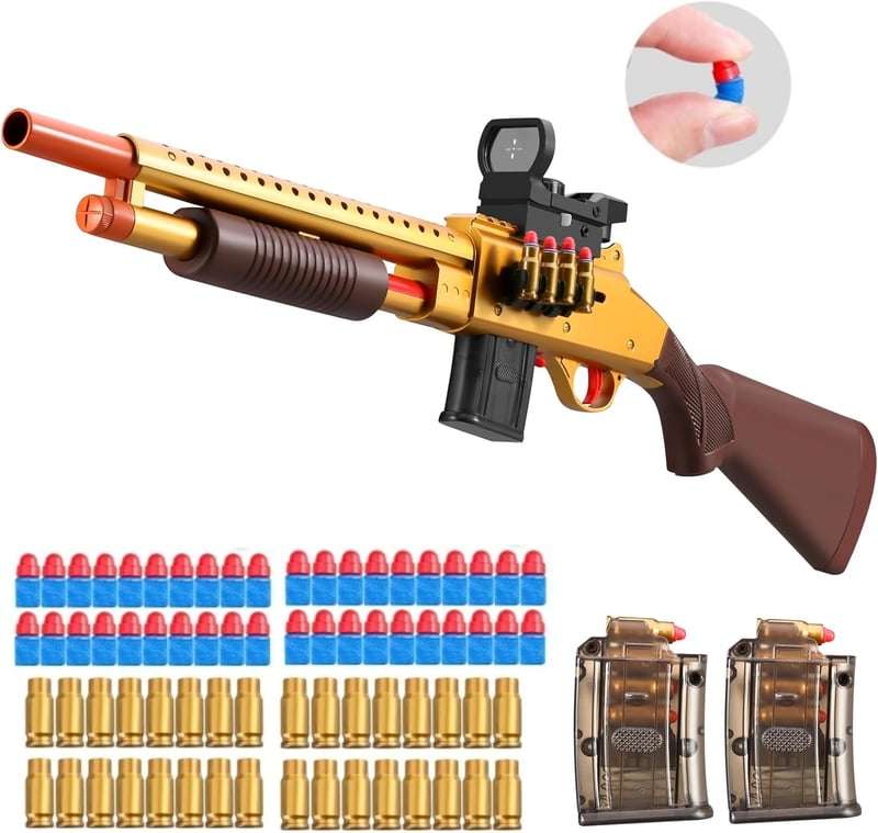 Realistic Pump Shotgun Foam Blaster for Ages 8-14