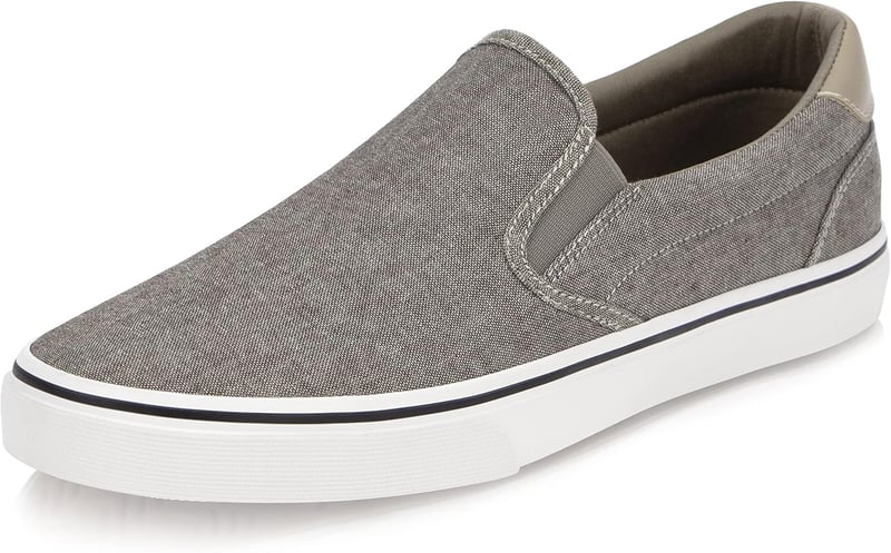 Men's Classic Black Canvas Sneakers with Soft Insole