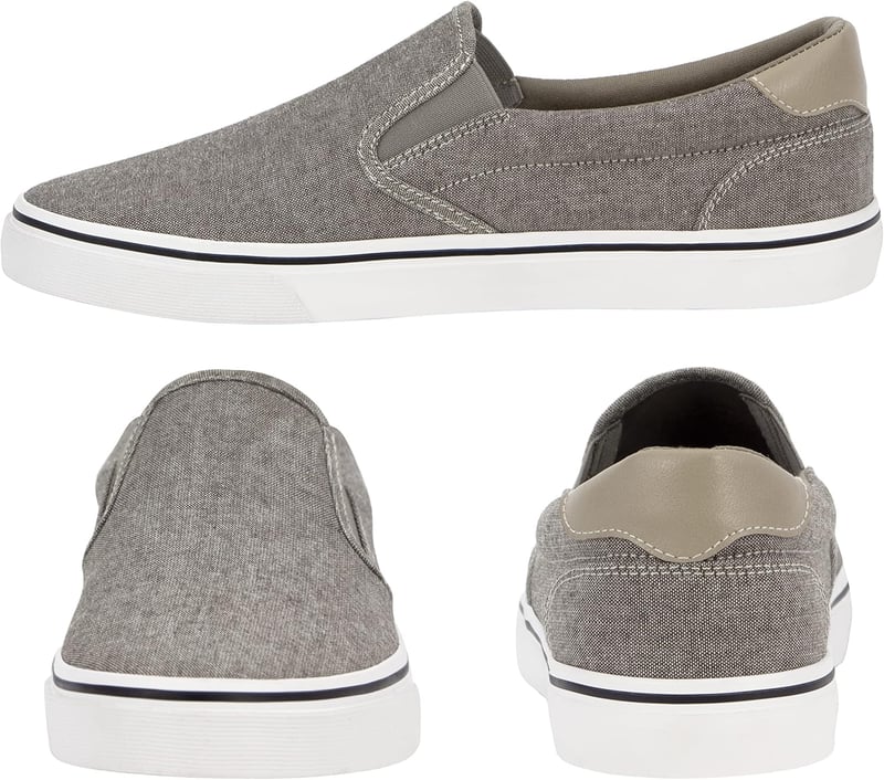 Men's Classic Black Canvas Sneakers with Soft Insole