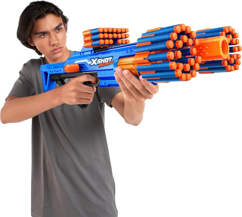 X-Shot Insanity Bezerko - 48-Dart Outdoor Toy for All Ages