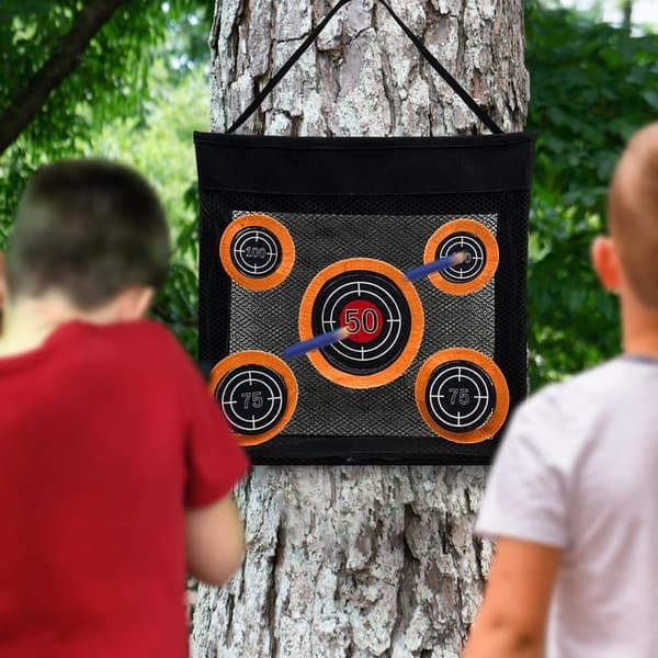Portable Mesh Bag for Nerf Darts - Foldable Toy Storage for Kids