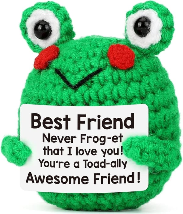Mother's Day Mini Crochet Frog Gift for Best Friends