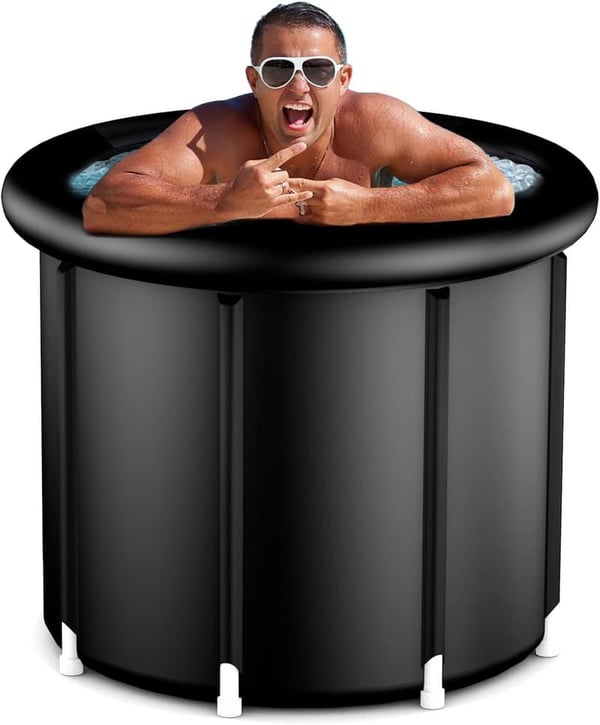 Athlete Ice Bath Tub, 112 Gallon Heavy-Duty Recovery Plunge Pool