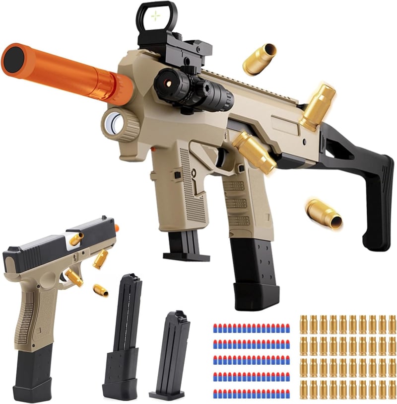 Realistic Toy Blaster with Shell Ejecting Design & Infrared Scope