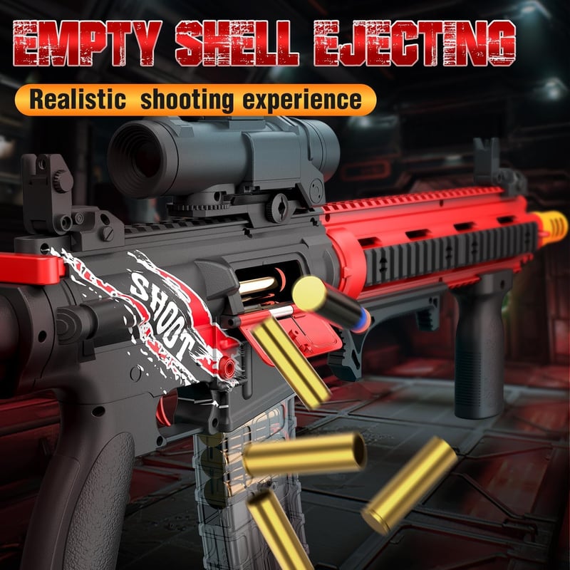 Realistic Foam Blaster Sniper Rifle Toy Gun for Kids