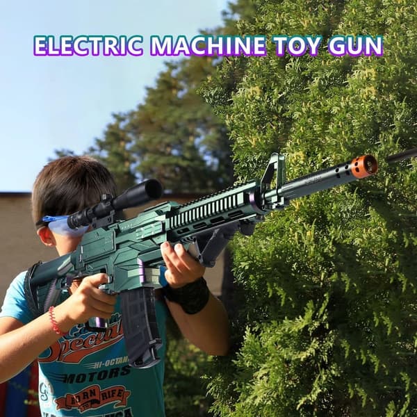 Automatic Foam Dart Blaster Set for Boys 8-12 with Bullets & Goggles