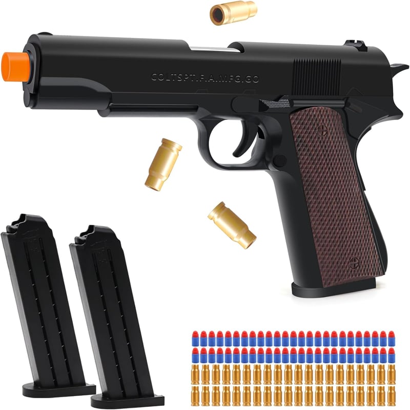 Foam Blaster Toy Gun Set with 50 Bullets for Kids 8+