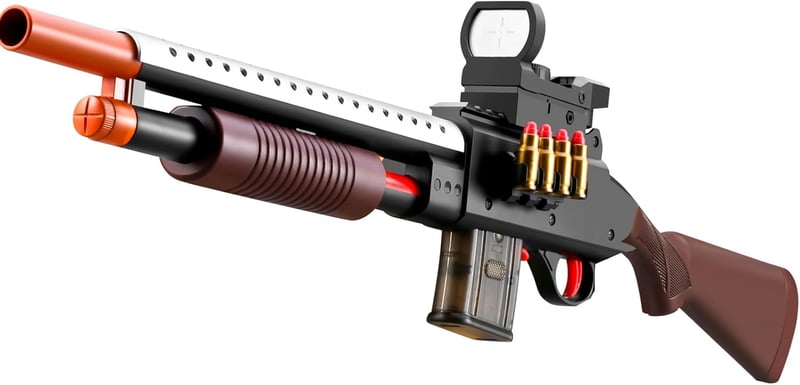 Realistic Foam Blaster Gun with Scope - Ages 8-14
