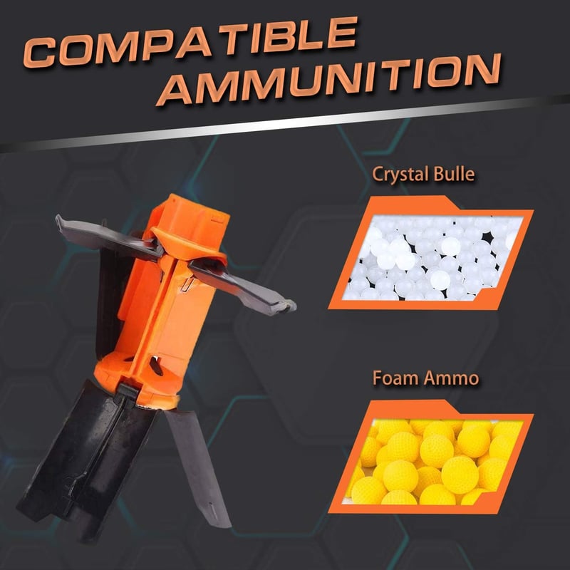 Tactical Plastic Toy Grenade for Nerf Rival Battles (2-Pack)