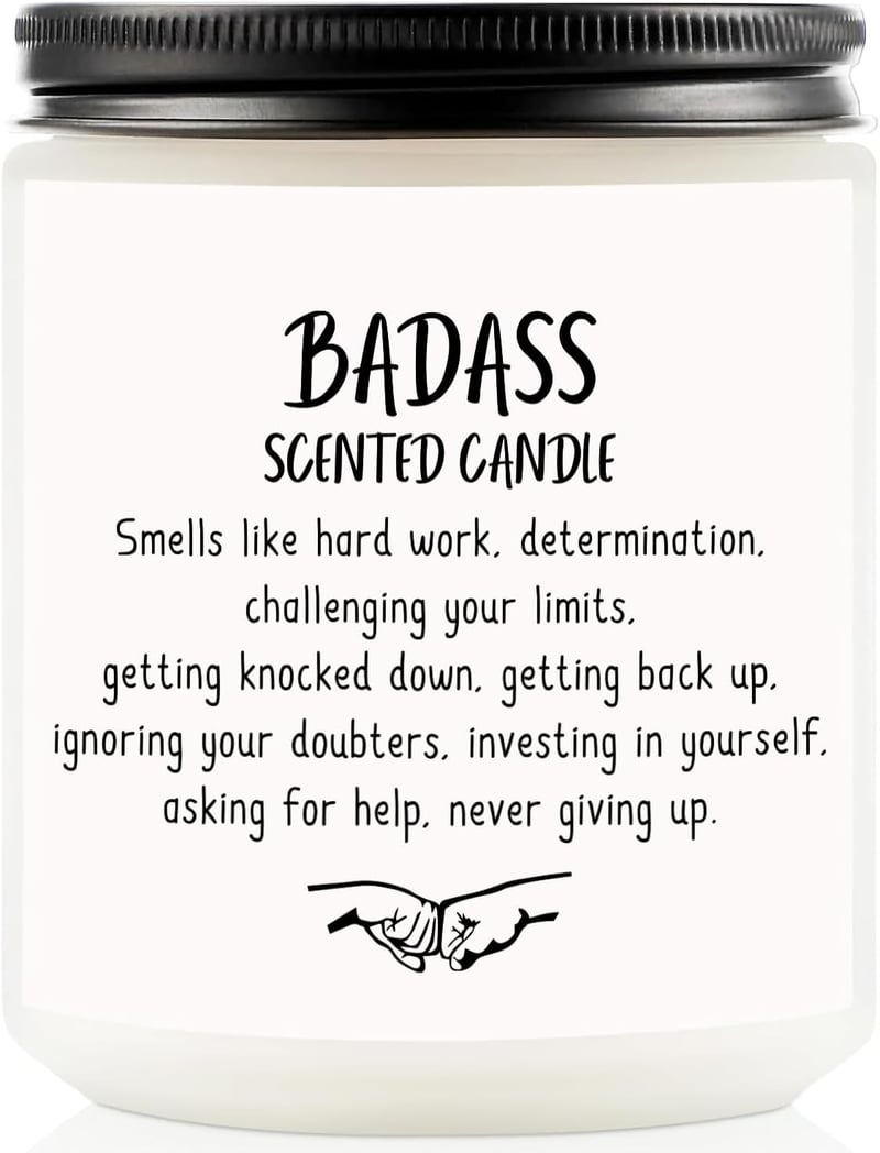 Graduation Gift: Handmade Lavender Soy Wax Candle (7oz)