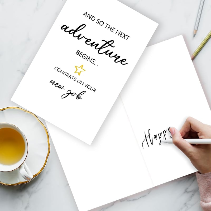 Happy New Job Card for Coworkers and Bosses