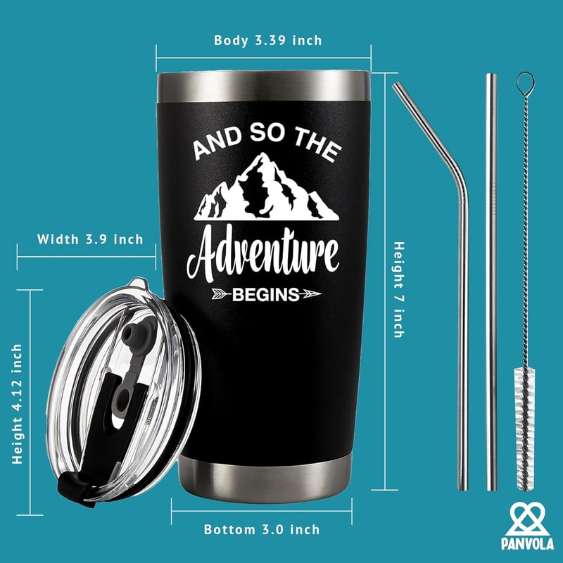 Retirement Gift: Stainless Steel Insulated Tumbler (20 oz)