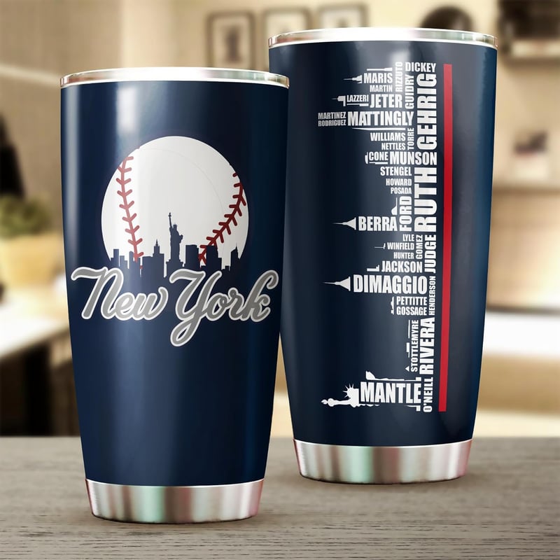New York City Skyline Insulated Tumbler - 20 Oz Stainless Steel