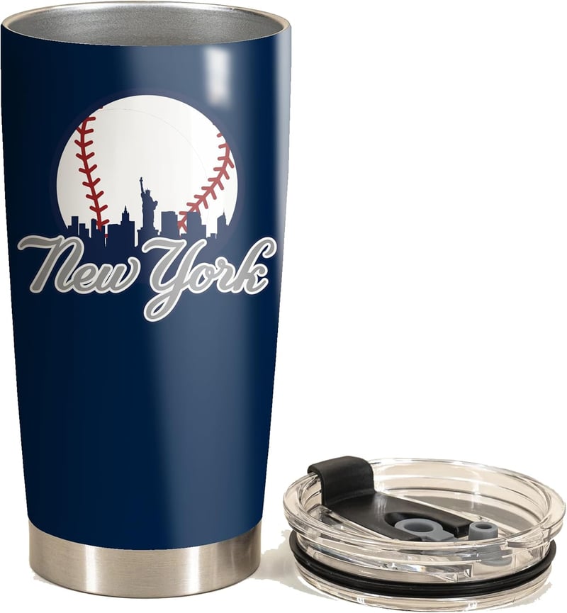 New York City Skyline Insulated Tumbler - 20 Oz Stainless Steel