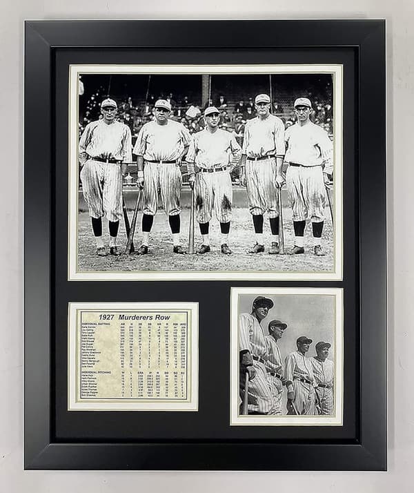 New York Yankees 1927 Murderer's Row Framed Photo Collage