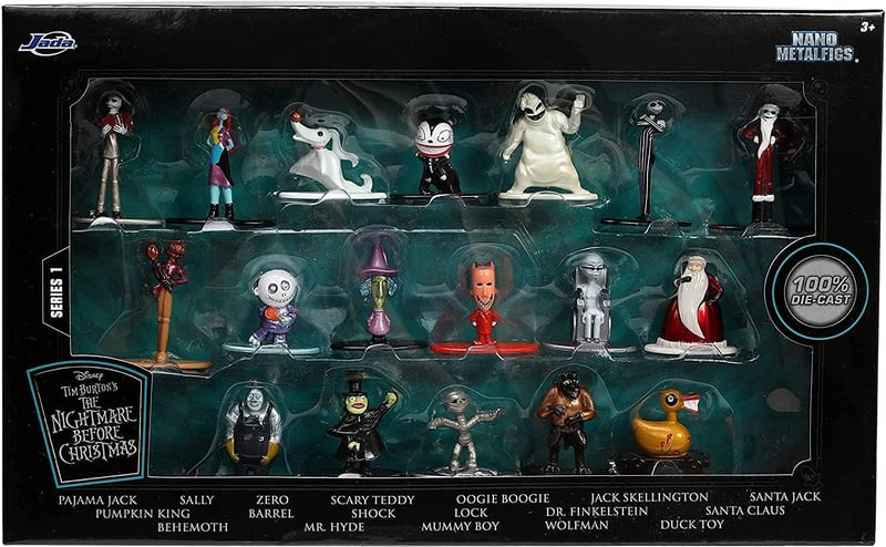 Disney Nightmare Before Christmas Nano METALFIGS 18-Pack