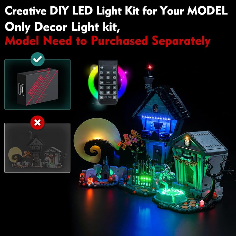 Lego Tim Burton's Nightmare Before Christmas Lighting Set