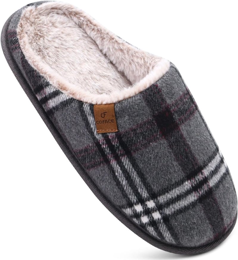 Cozy Memory Foam Scuff Slippers for Men and Women
