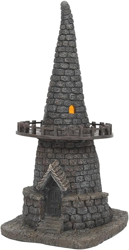 Disney The Nightmare Before Christmas Witch Tower Lit Building, 10.3 Inch