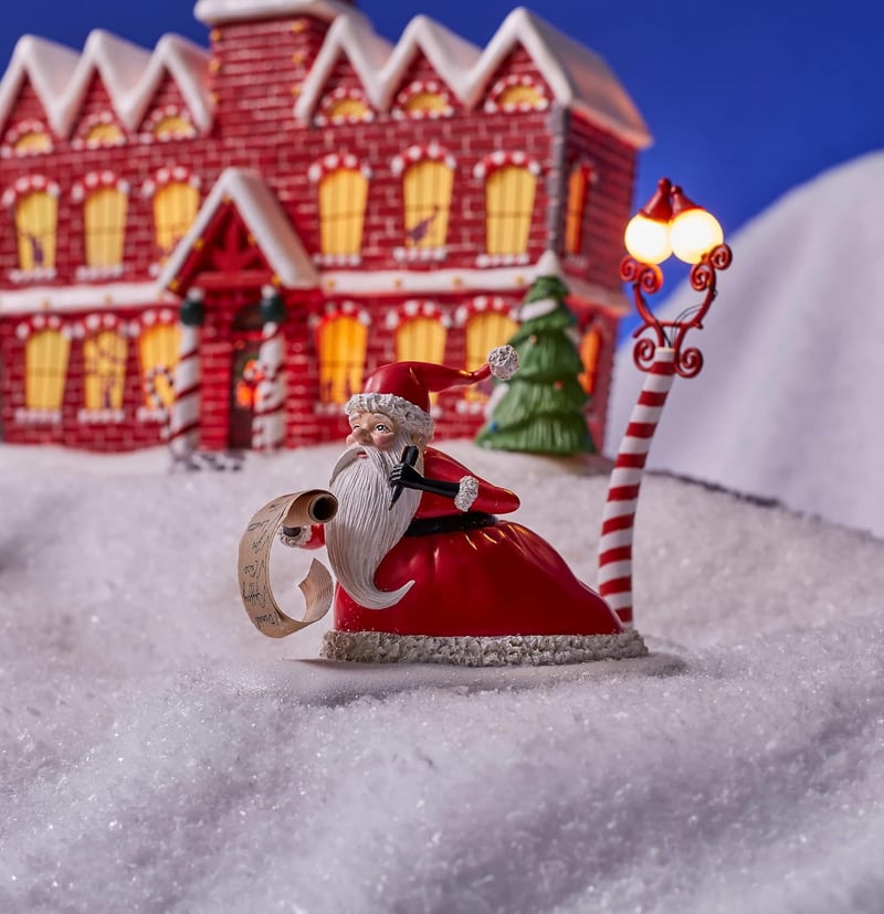 Disney Nightmare Before Christmas Town Street Lights Figurine Set