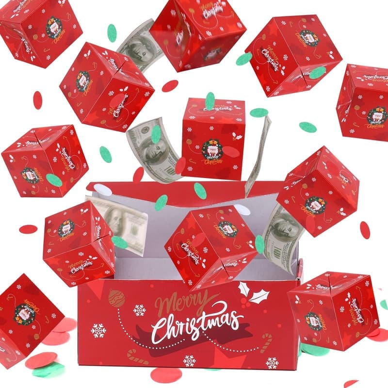 Christmas Confetti Surprise Box Gift for All Ages