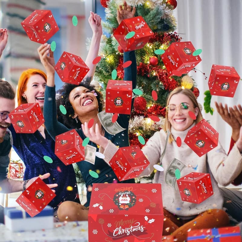 Christmas Confetti Surprise Box Gift for All Ages