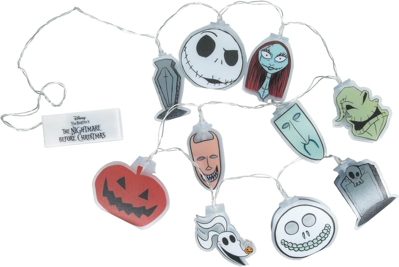 Nightmare Before Christmas LED String Lights Decor - 10 Lights