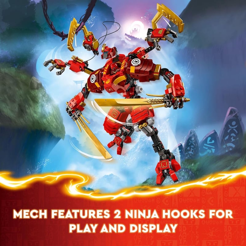 NINJAGO Kai's Ninja Climber Mech Adventure Set for Kids