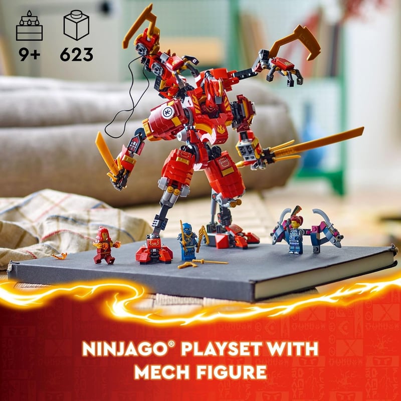 NINJAGO Kai's Ninja Climber Mech Adventure Set for Kids